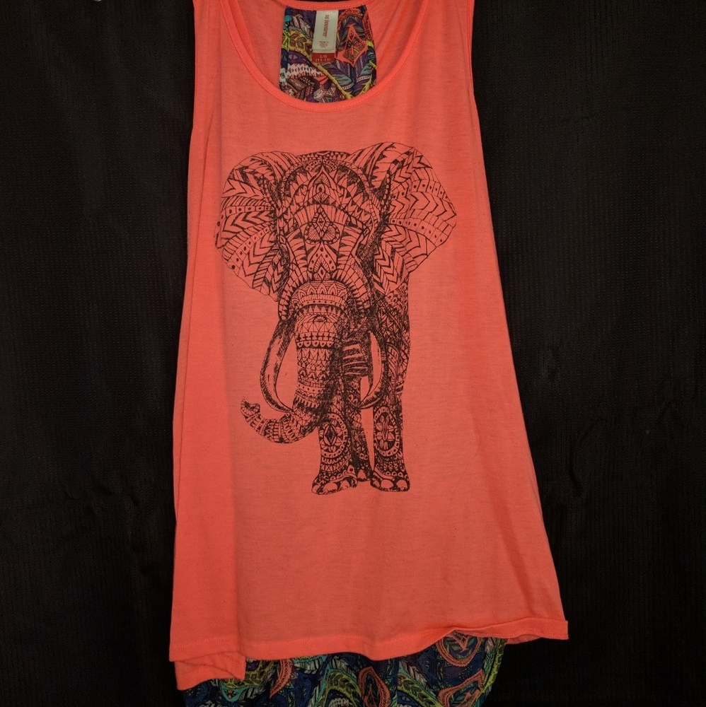 Elephant tank top worn once